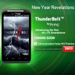 ThunderBolt doing its thing on the Verizon site