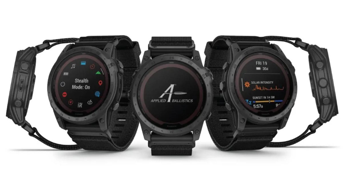 Garmin tactix 7 (Pro Ballistics Edition) on a white background.