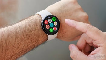 A person wearing Google Pixel Watch 3 on their hand.