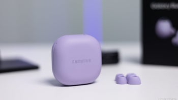 A close-up of the Galaxy Buds 2 Pro case.