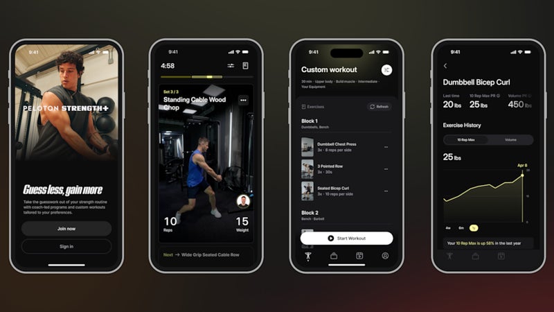 Peloton launches new strength training mobile app