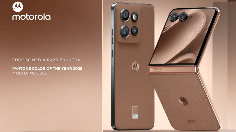 Motorola teams up with Pantone to launch Razr 50 Ultra and Edge 50 Neo in Mocha Mousse