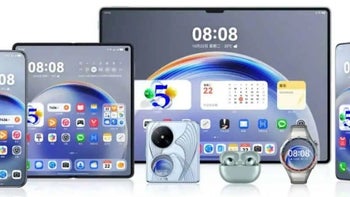 Huawei's HarmonyOS NEXT operating system running on several Huawei devices.