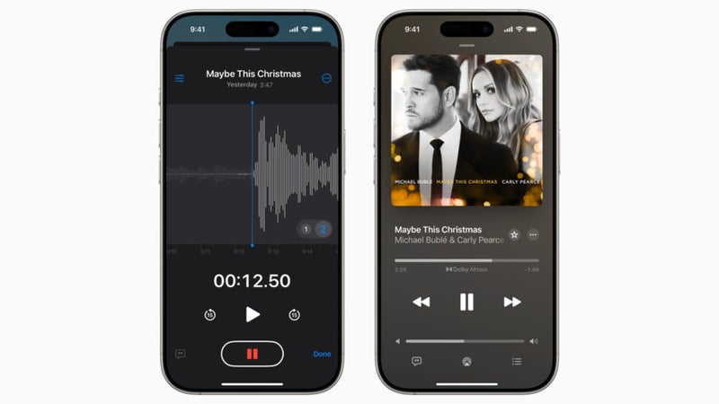 Voice Memos update on iOS 18.2 channels your inner Michael Bublé