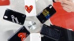 LG collaborates with the Keith Haring Foundation "to create iconic back covers for the Optimus Black"
