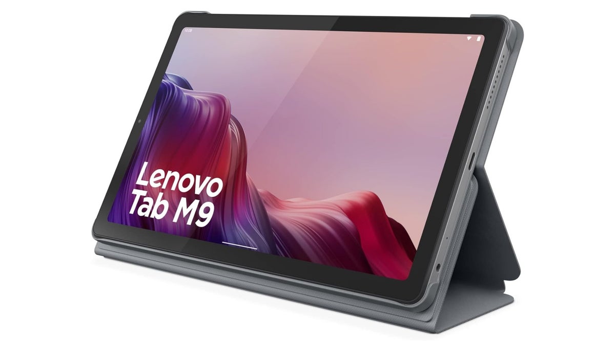 Lenovo Tab M9 with folio case