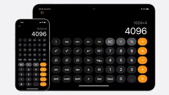 The Calculator app on the iPhone and the newly add Calculator app for iPad.