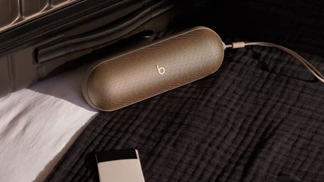 A close up of the Beats Pill.