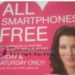 T-Mobile's “All Smartphones Free” promotion is good today & tomorrow only
