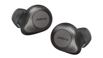 Jabra Elite 85t earbuds in gray