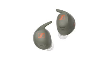 Sennheiser Momentum Sport earbuds in Olive