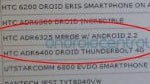 HTC Merge appears in Verizon's system