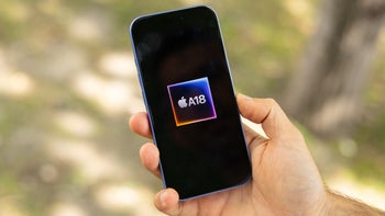 An iPhone 16 shows a box representing the A18 application processor on the display.