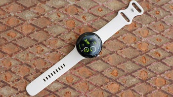 A close-up of the Pixel Watch 3.