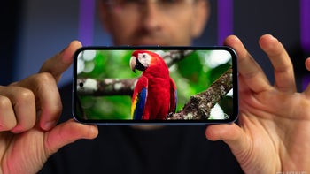 A person holding a Pixel 8a with both hands.