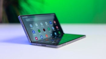 The Galaxy Z Fold 6 on a desk.