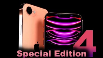 Pink phone with a single camera at the back and the words "Special Edition" written.