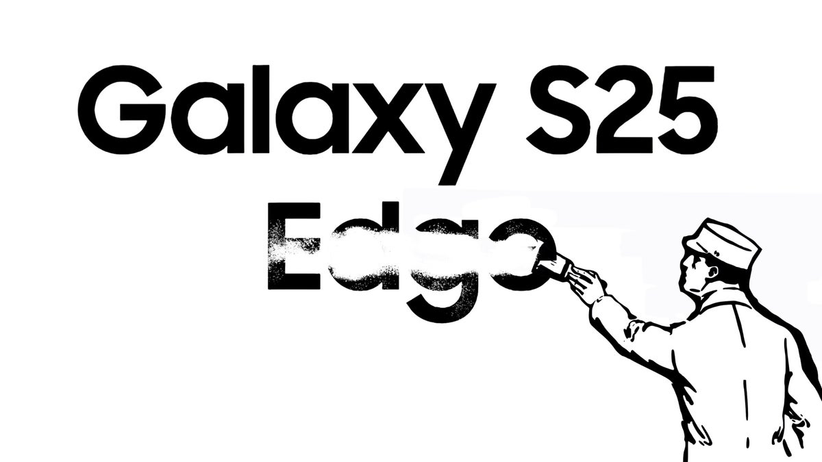 Galaxy S25 Edge logo getting painted over