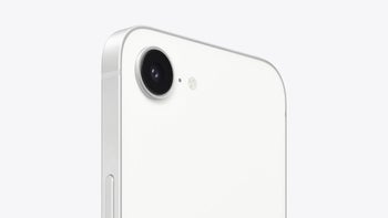 The iPhone 16e on a white background.