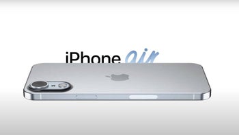 A render of the iPhone 17 Air on a white background.