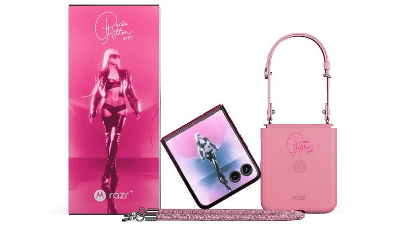 The glamtastic Motorola Razr+ Paris Hilton Edition is massively discounted for the very first time