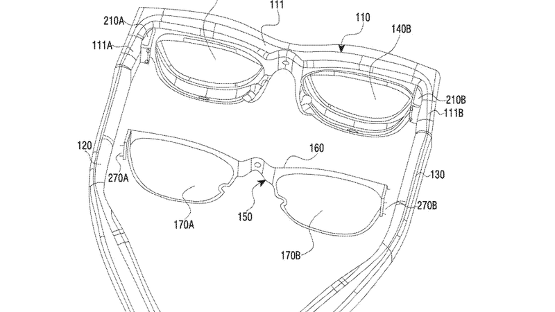 Samsung patents smart glasses with built-in vision correction and customizable display