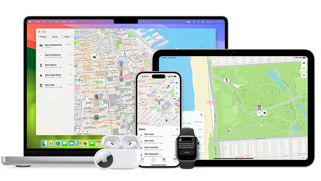 Apple's Find My network.