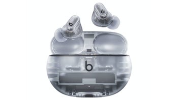 A close-up of the Beats Studio Buds+