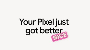 Text on white screen reading "Your Pixel just got better"