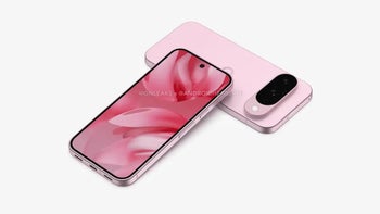 Pixel 10 render in pink.