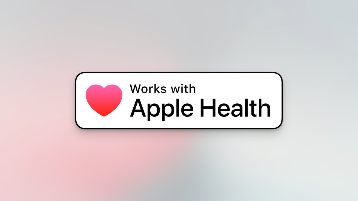 "Works with Apple Health" header