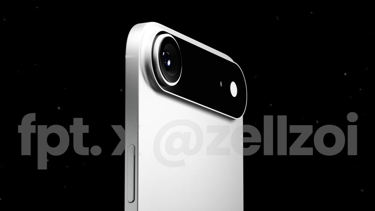 A concept render of the iPhone 17 Air.