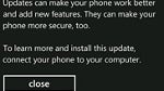 A minor WP7 update to arrive in the next few days