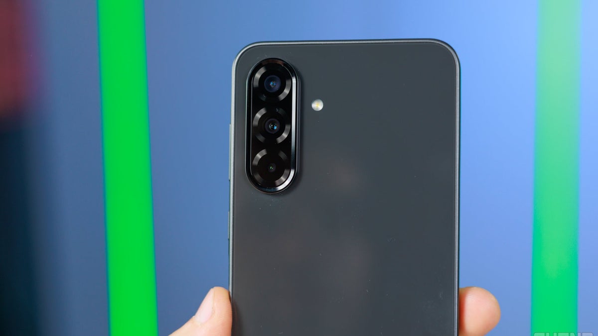 A close-up of the Galaxy A36.