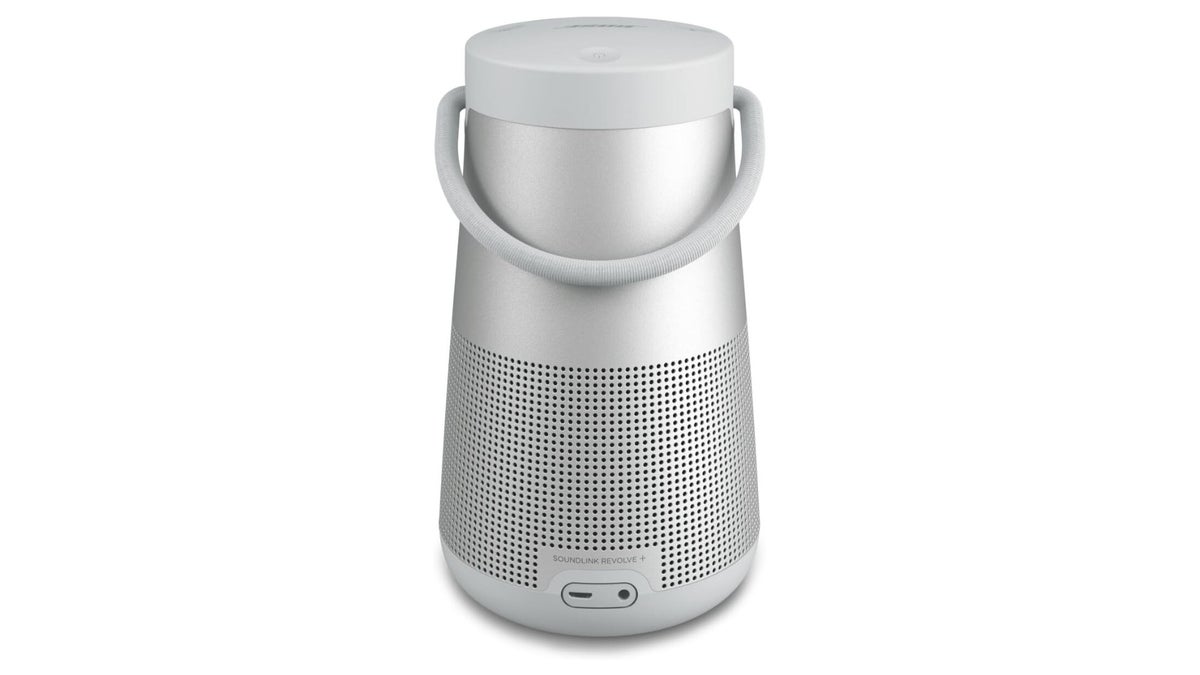 A close-up of the Bose SoundLink Revolve+ Series II.