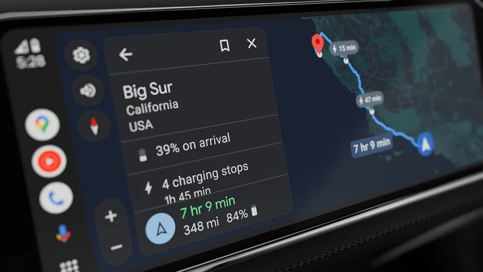 Image of Android Auto UI