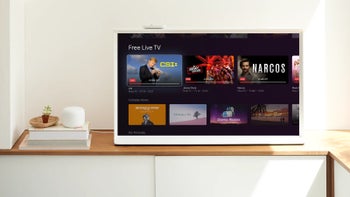 Image of the Google TV UI