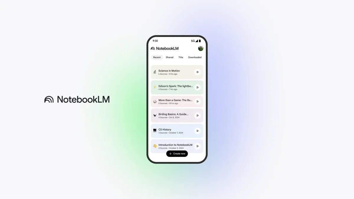 NotebookLM just got an Android and iPhone mobile app. Here’s what it can do.