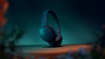 Bose QuietComfort Headphones in limited-edition Twilight Blue color.