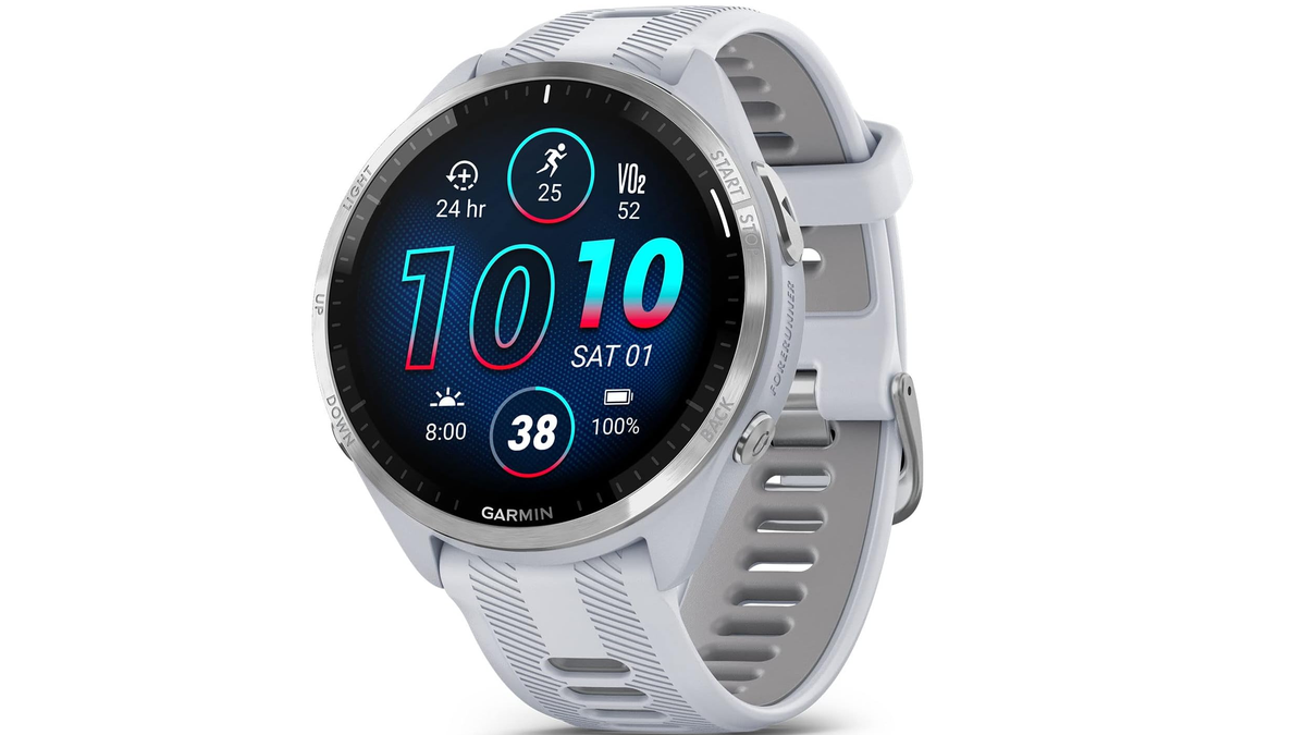 Garmin Forerunner 965 on a white background.