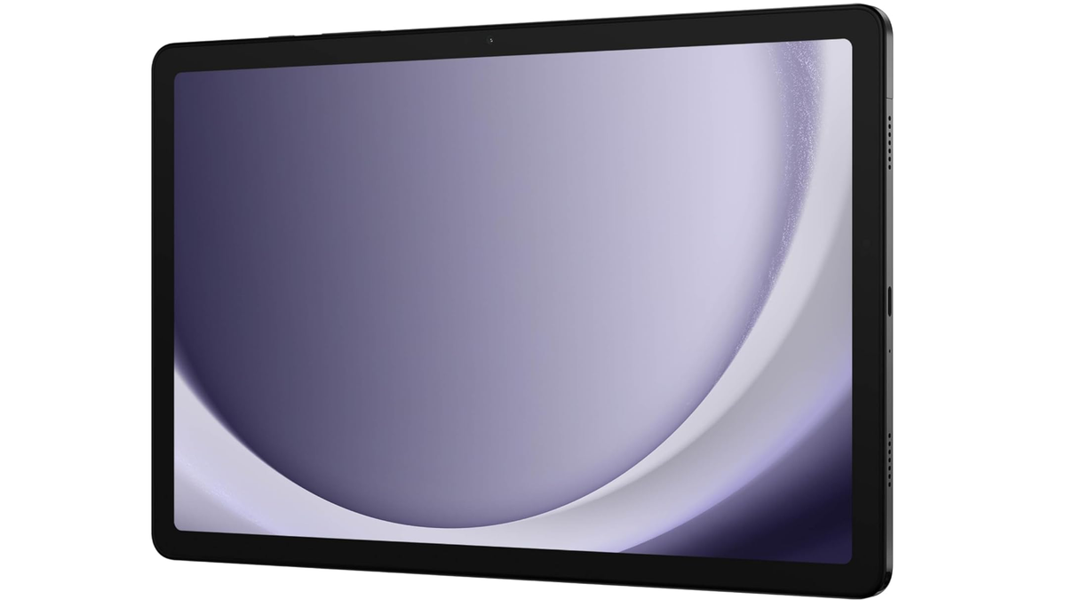 A close-up of the Galaxy Tab A9+.