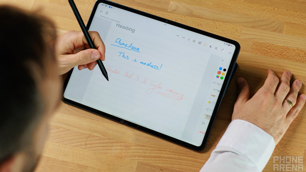 OnePlus Pad 3 with stylus