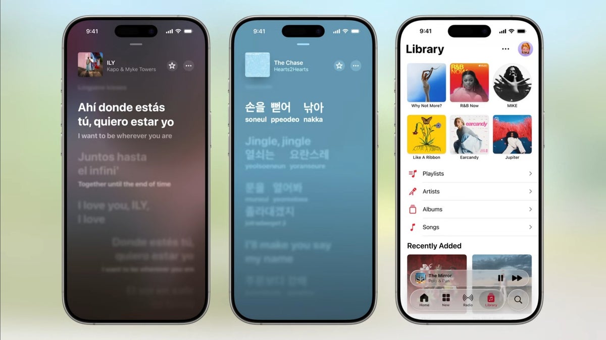 New Apple Music features in iOS 26