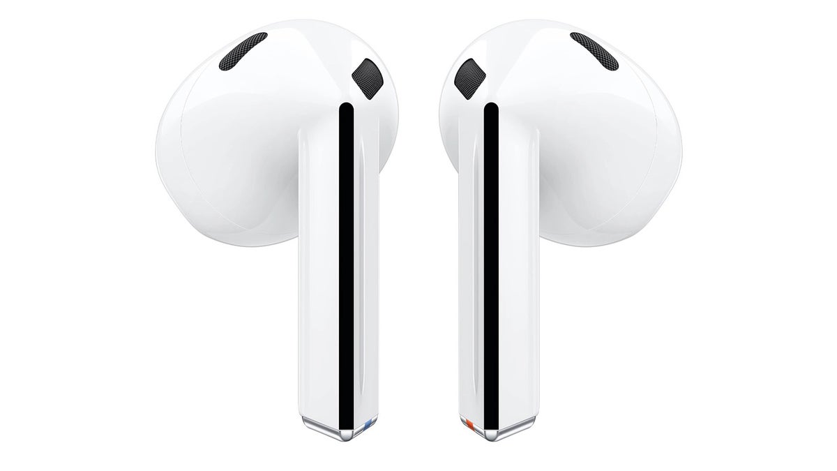 The Galaxy Buds 3 on a white background.