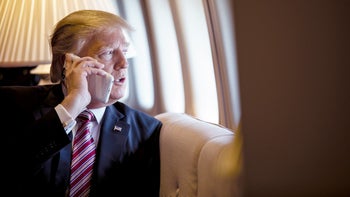 The President might be working on a Trump Phone and 'T1' mobile carrier (not a joke)