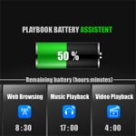 BlackBerry PlayBook application may give away the battery life of the tablet