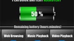 BlackBerry PlayBook application may give away the battery life of the tablet