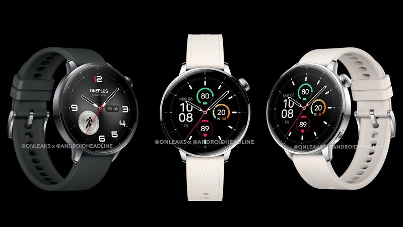 Fresh renders of OnePlus Watch 3 hint at compact design and shorter endurance