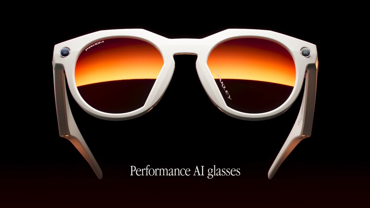 Meta Oakley AI performance smart glasses