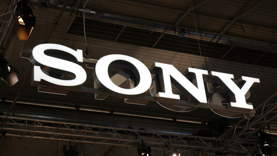 Large glowing letters reading "SONY."